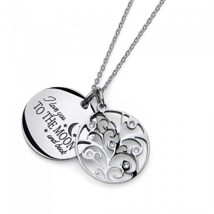 Glass Baron Love You To The Moon and Back Necklace